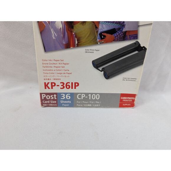 Canon KP-108IP - Color Ink Cassettes + Color Print Paper Set - (KP-36IP x3) NEW - Picture 2 of 12